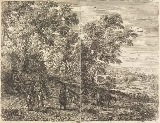 Shepherd with Goats (Les chèvres), by Claude Lorrain