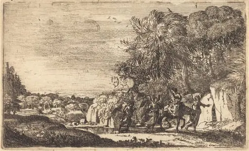 The Flight into Egypt (La fuite en Egypte), by Claude Lorrain