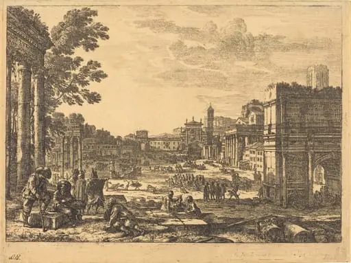 The Roman Forum (Le Campo Vaccino), by Claude Lorrain