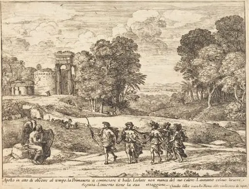 Time, Apollo, and the Seasons (Le Temps, Apollon et les Saisons), by Claude Lorrain