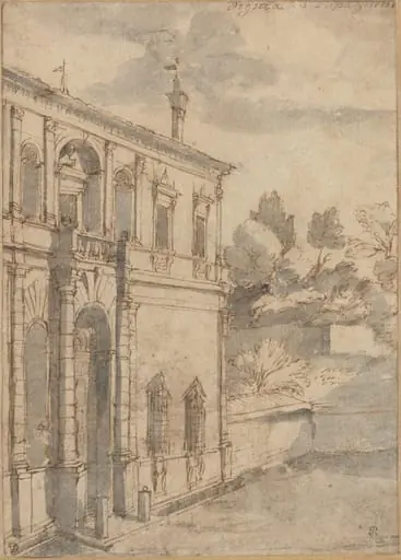Villa di Papa Giulio, by Claude Lorrain