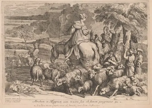Abraham in Aegyptum (Abraham in Egypt), by Claude Macé