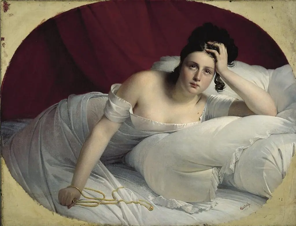 Regrets, by Claude-Marie Dubufe