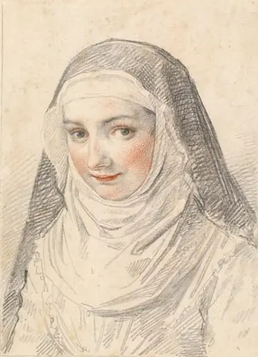 A Young Nun, by Claude Mellan