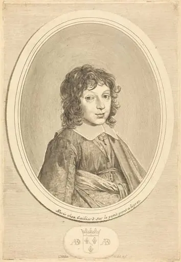 Armand de Bourbon, Prince de Condi, by Claude Mellan