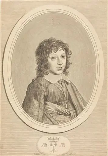Armand de Bourbon, Prince de Condi, by Claude Mellan