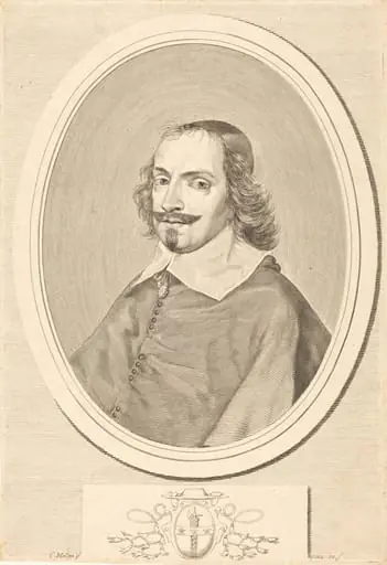 Cardinal Jules Mazarin, by Claude Mellan