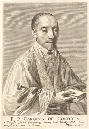 Charles de Condren, by Claude Mellan