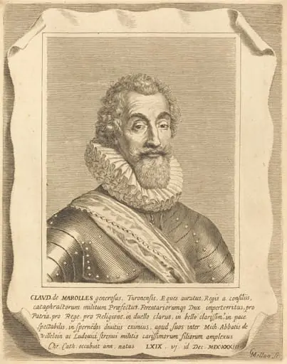 Claude de Marolles, by Claude Mellan
