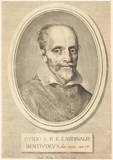 Guido Bentivoglio, by Claude Mellan