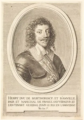 Henri II, Duke of Montmorency, by Claude Mellan