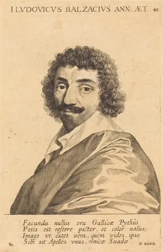 Jean-Louis Guez de Balzac, by Claude Mellan