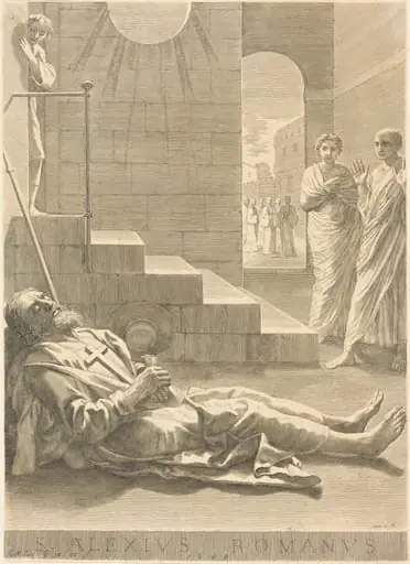 Saint Alexis, by Claude Mellan