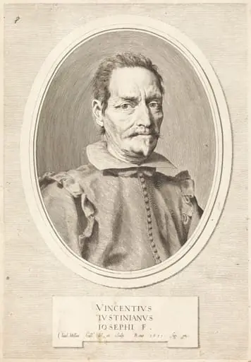 Vincenzo Giustiniani, by Claude Mellan