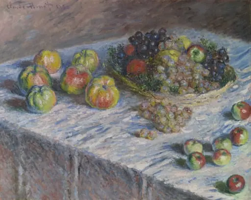 Apples and Grapes, by Claude Monet