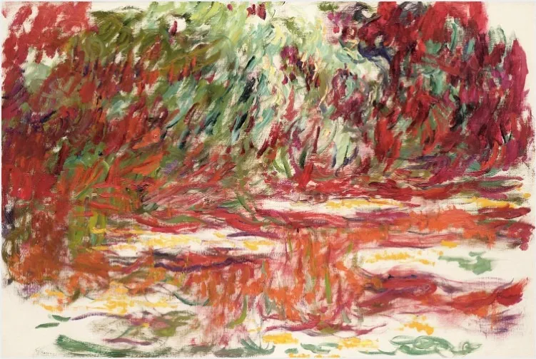Bassin aux nymphéas, by Claude Monet, oil, 1918