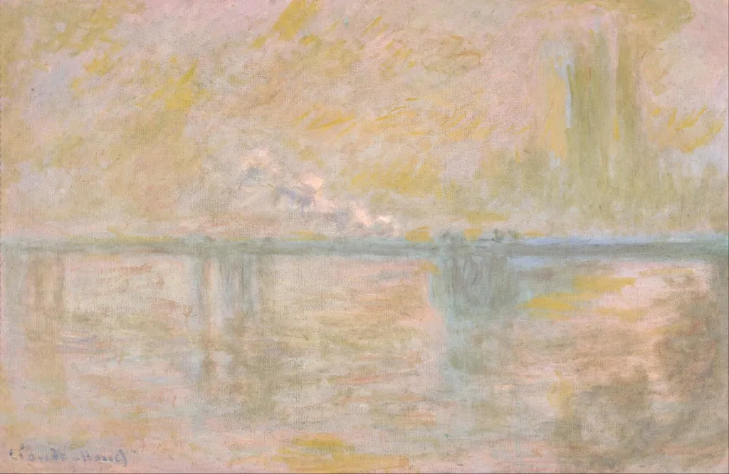 Charing-Cross Bridge in London, by Claude Monet, oil, 1902