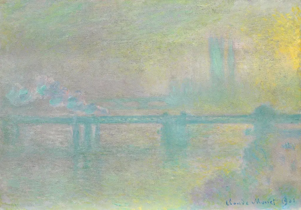 Charing Cross Bridge, London, by Claude Monet