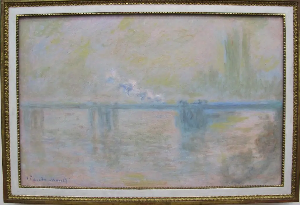 Charing Cross Bridge (overcast day), 1900, by Claude Monet