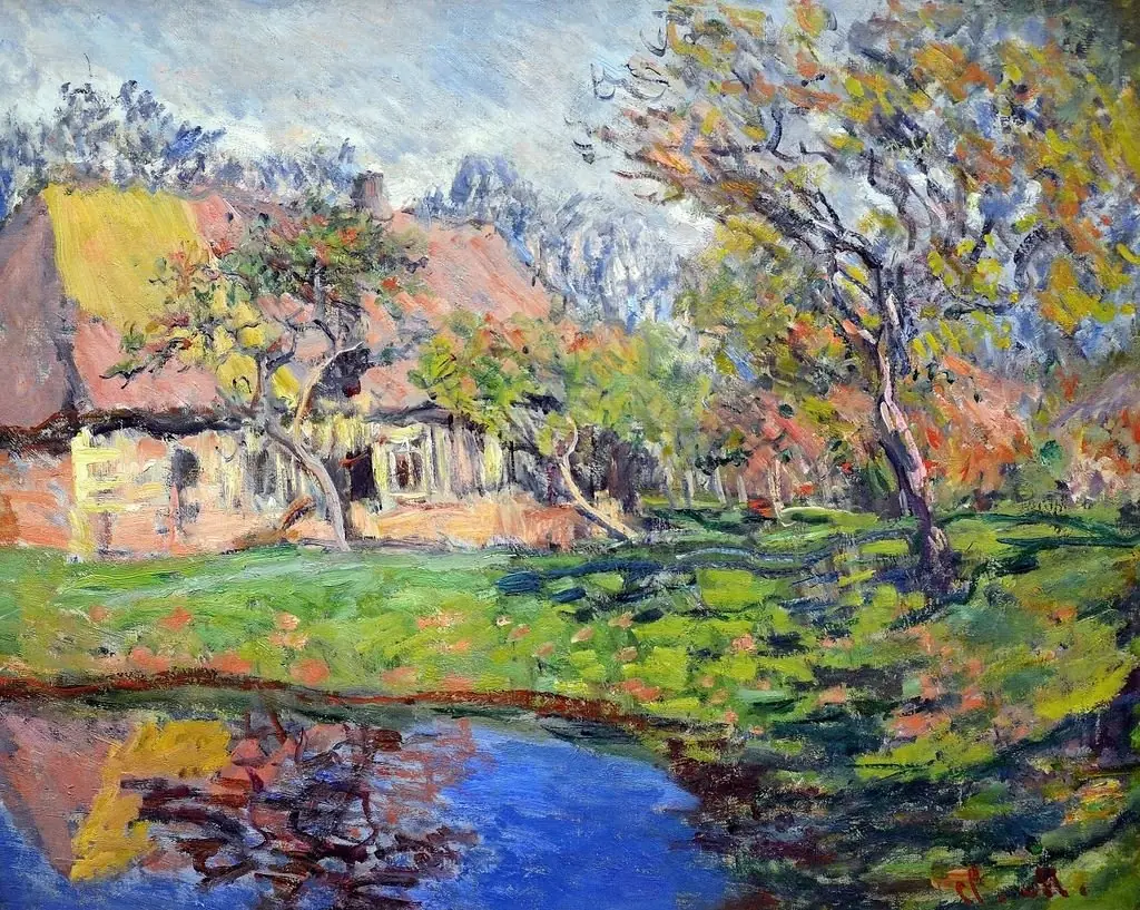 Chaumière normande, by Claude Monet