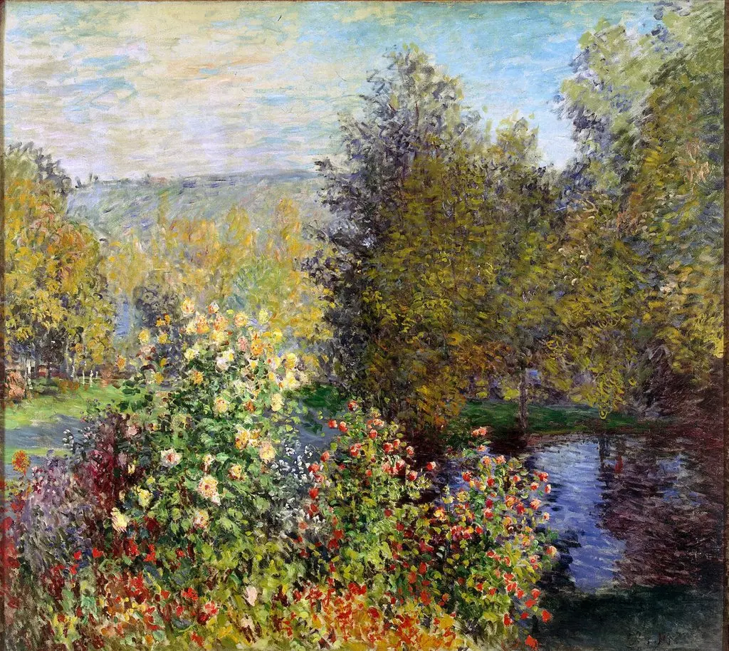 Corner of the Garden at Montgeron, by Claude Monet