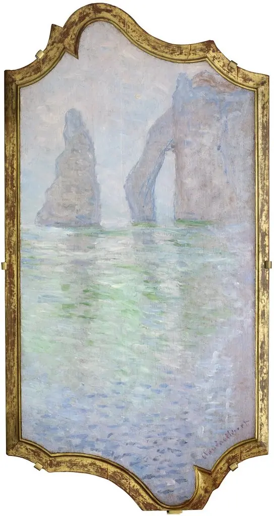 Étretat, the Rock Needle and the Porte d'Aval, by Claude Monet