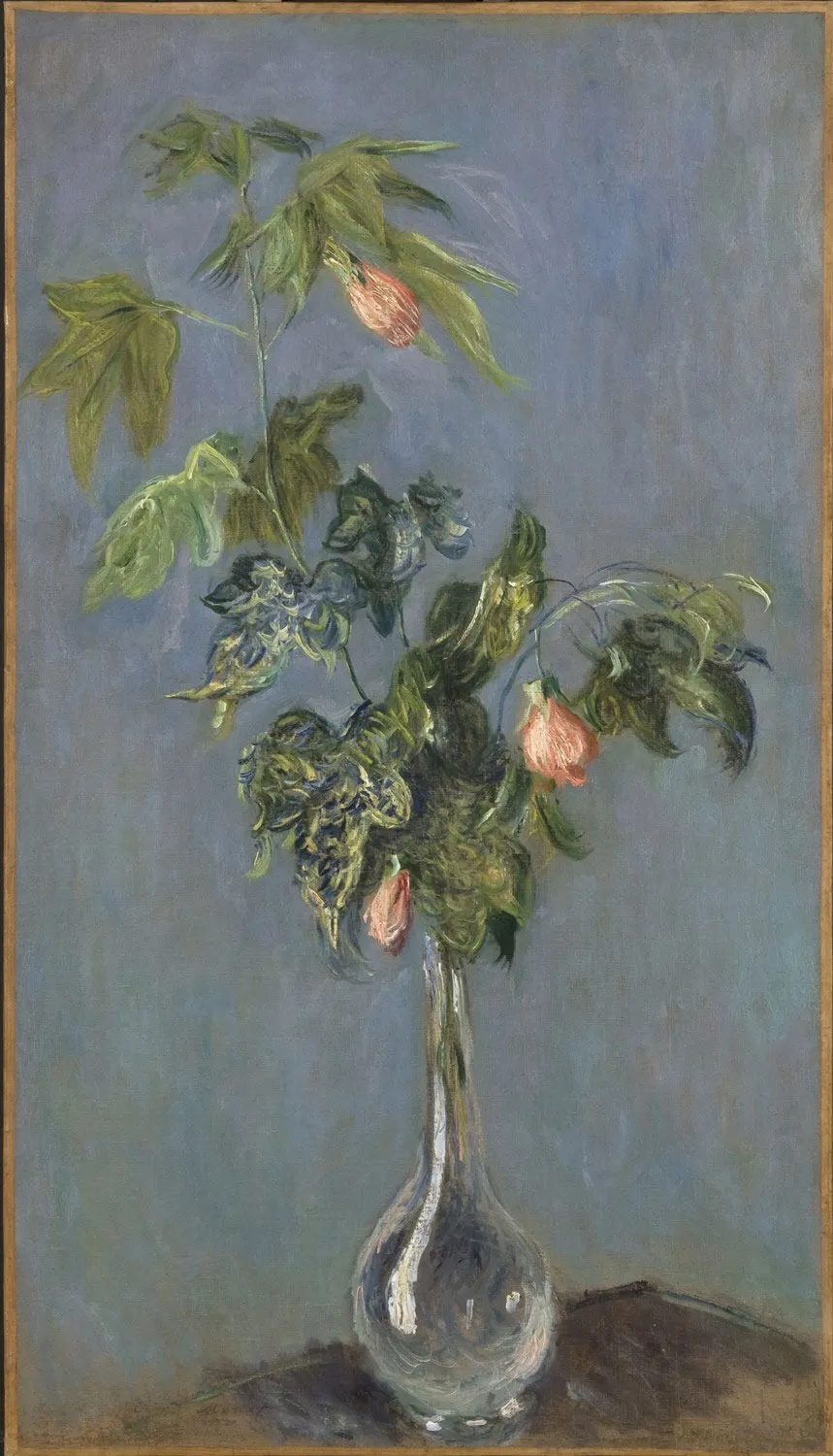Flowers in a Vase, by Claude Monet, oil, 1894