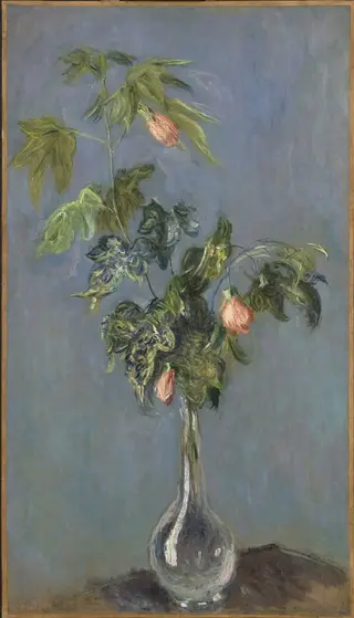 Flowers in a Vase, by Claude Monet