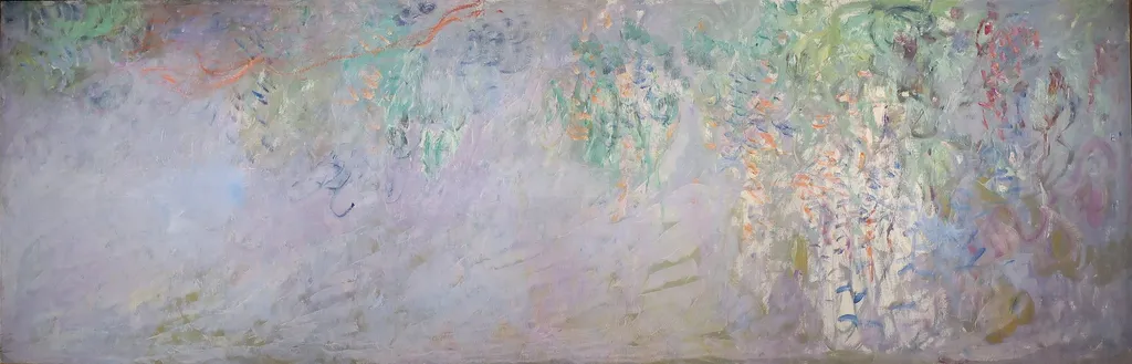 Glycines, by Claude Monet, oil, 1919