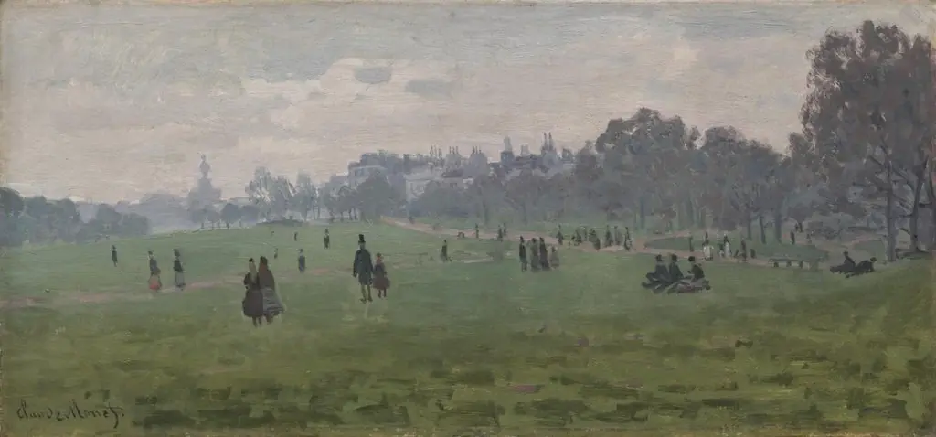 Green Park, London, by Claude Monet