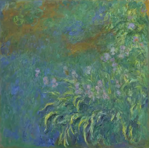 Irises, by Claude Monet