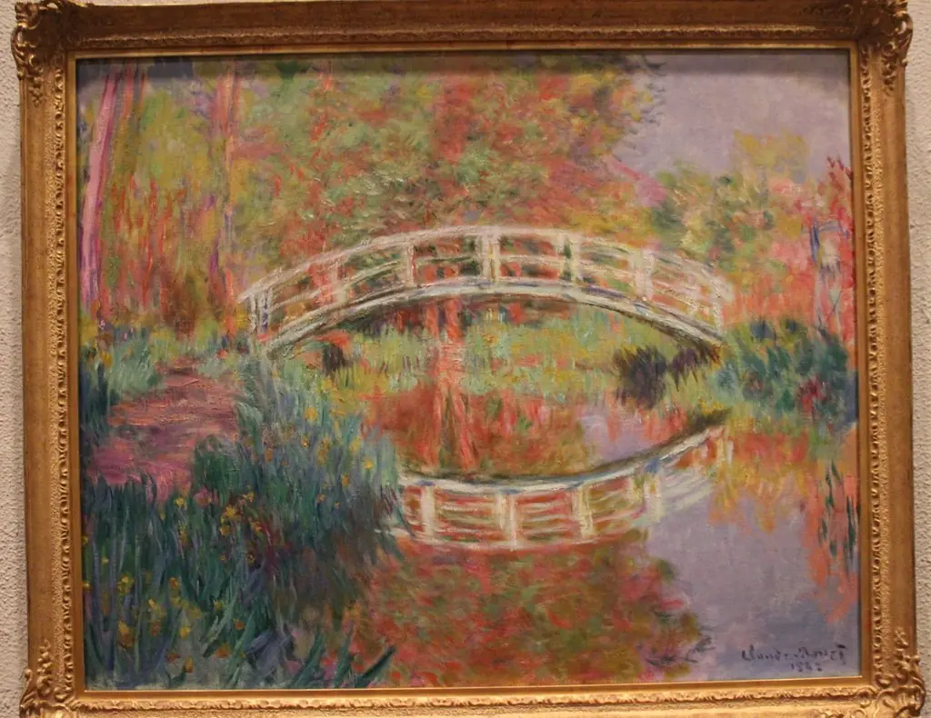 Japanese Footbridge, Giverny, by Claude Monet