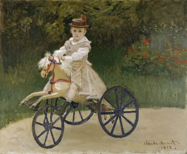 Jean Monet (1867–1913) on His Hobby Horse