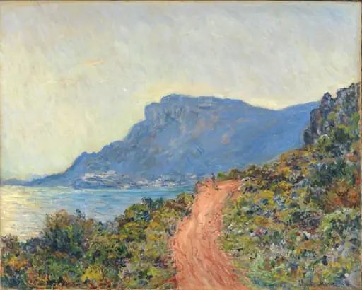La Corniche bij Monaco, by Claude Monet