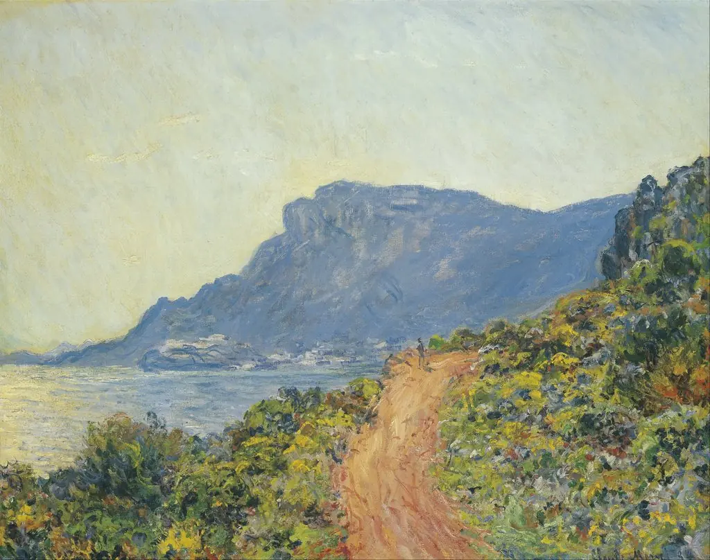 La Corniche near Monaco, by Claude Monet