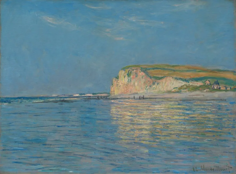 Low Tide at Pourville, near Dieppe, 1882, by Claude Monet, unspecified, 1882