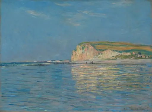 Low Tide at Pourville, near Dieppe, 1882, by Claude Monet