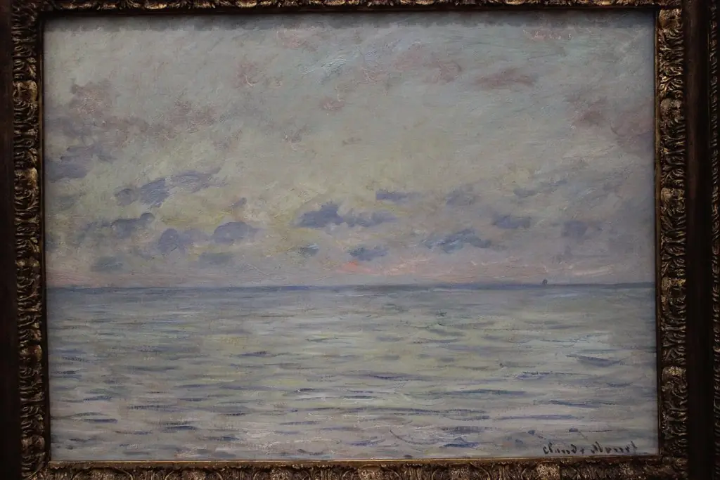 Marine near Étretat, by Claude Monet