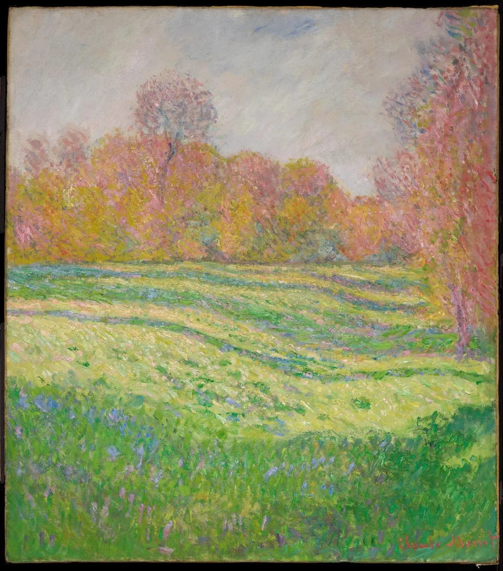 Meadow at Giverny, by Claude Monet, oil, 1894