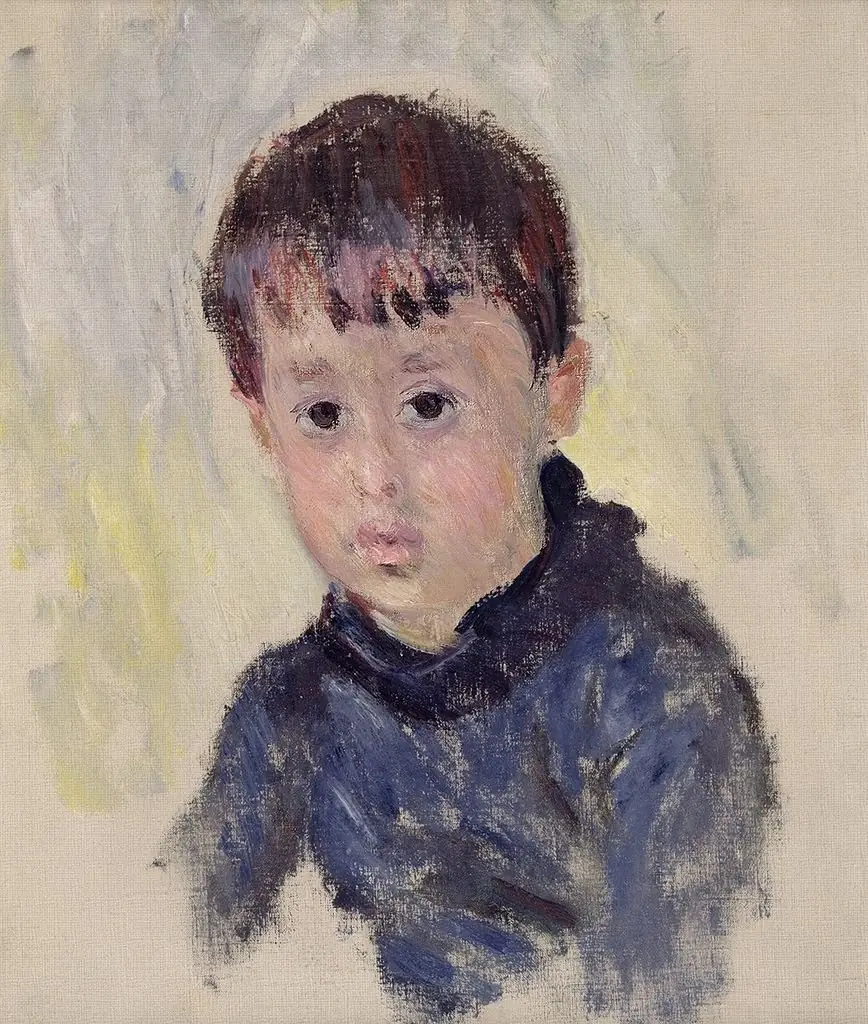 Michel Monet au chandail bleu, by Claude Monet
