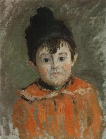 Michel Monet with a Pompon, by Claude Monet, 1890