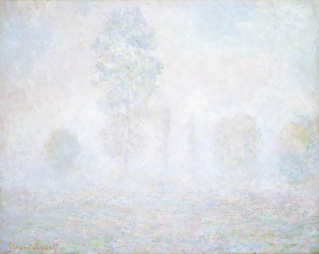 Morning Haze, by Claude Monet, oil, 1888