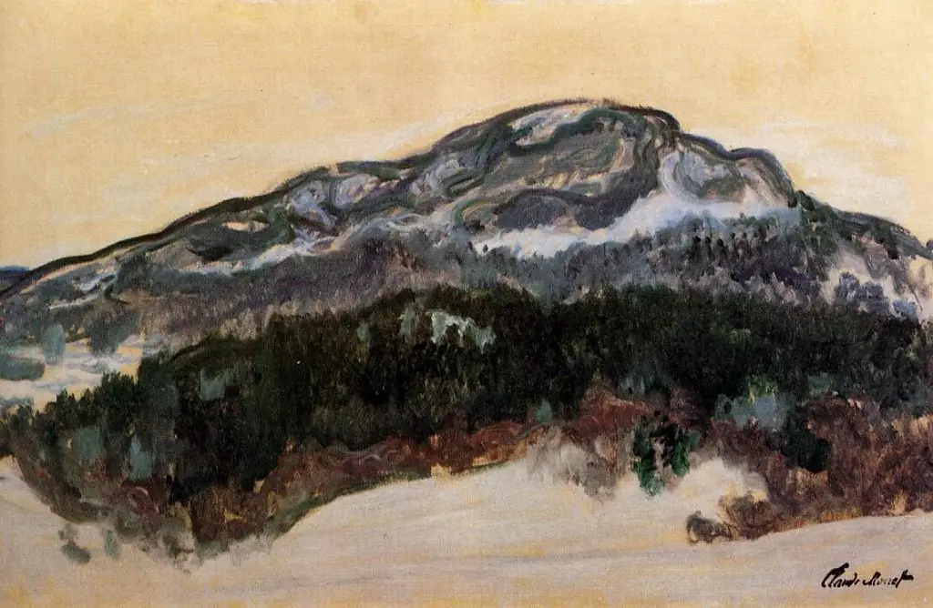 Mount Kolsaas in Norway, by Claude Monet