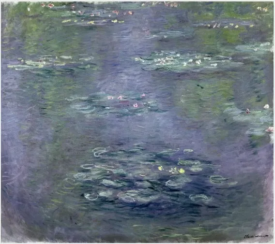 Nymphéas, by Claude Monet, oil, 1903