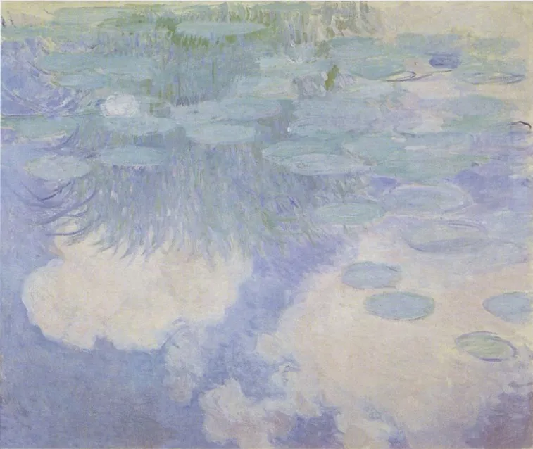 Nymphéas, by Claude Monet, oil, 1915