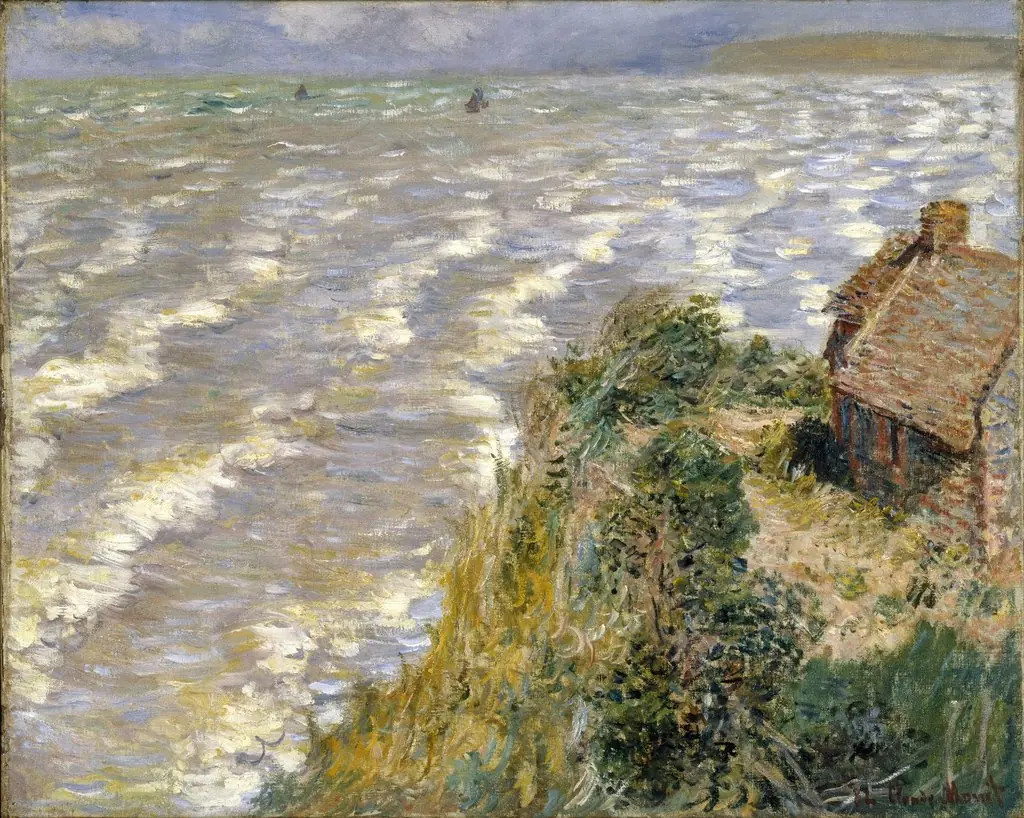 Rising Tide at Pourville, by Claude Monet