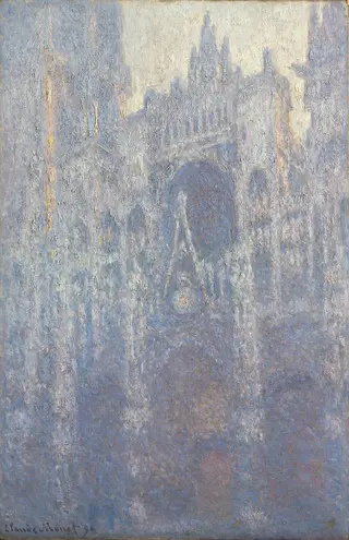 Rouen Cathedral, Portal, Morning Light, by Claude Monet