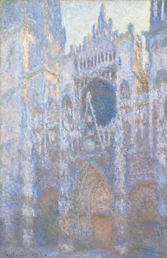 Rouen Cathedral, West Façade, by Claude Monet