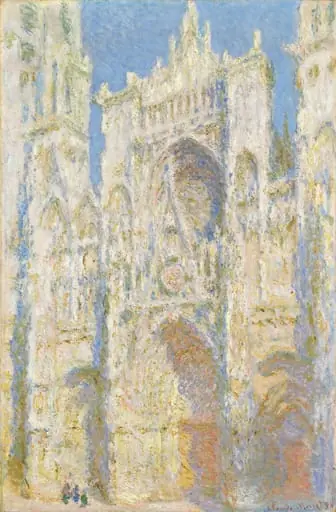 Rouen Cathedral, West Façade, Sunlight, by Claude Monet, 1894