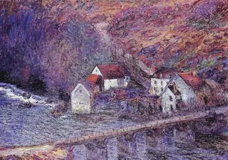 The bridge of Vervy, by Claude Monet, 1895